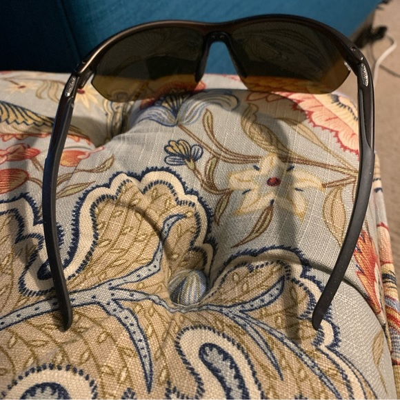 Suncloud Momentum Polaroid Sunglasses Rimless Brown Tortoise Wrap-around - Picture 4 of 9